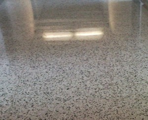 Terrazzo floor