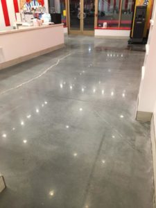 concrete floor polishing